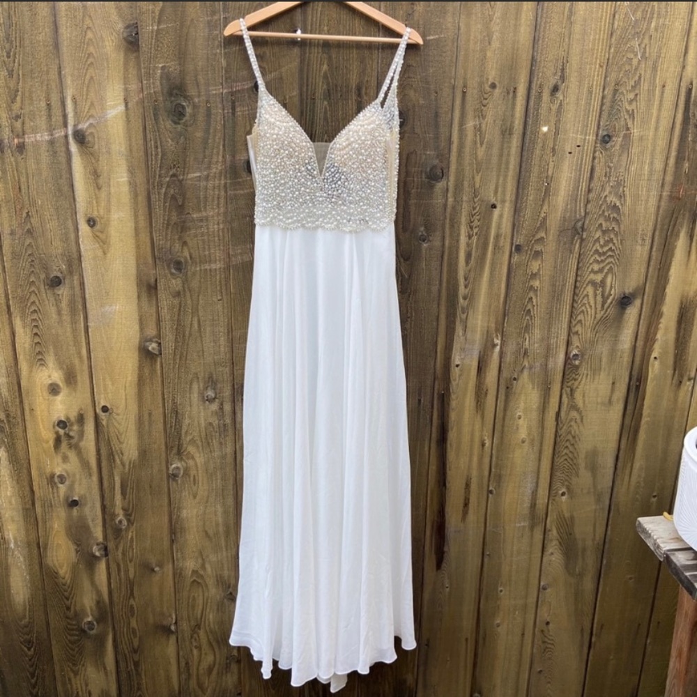 LULUS True Love Beaded Rhinestone Gown ✨ 10